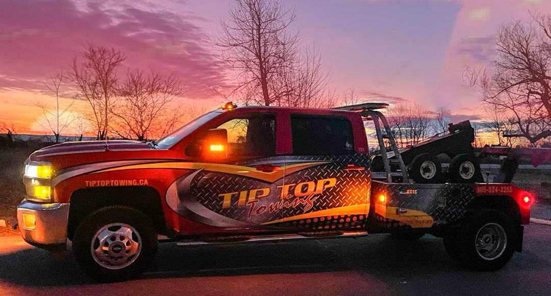 Tip Top Towing Hamilton, ON 24/7 Emergency Roadside Assistance